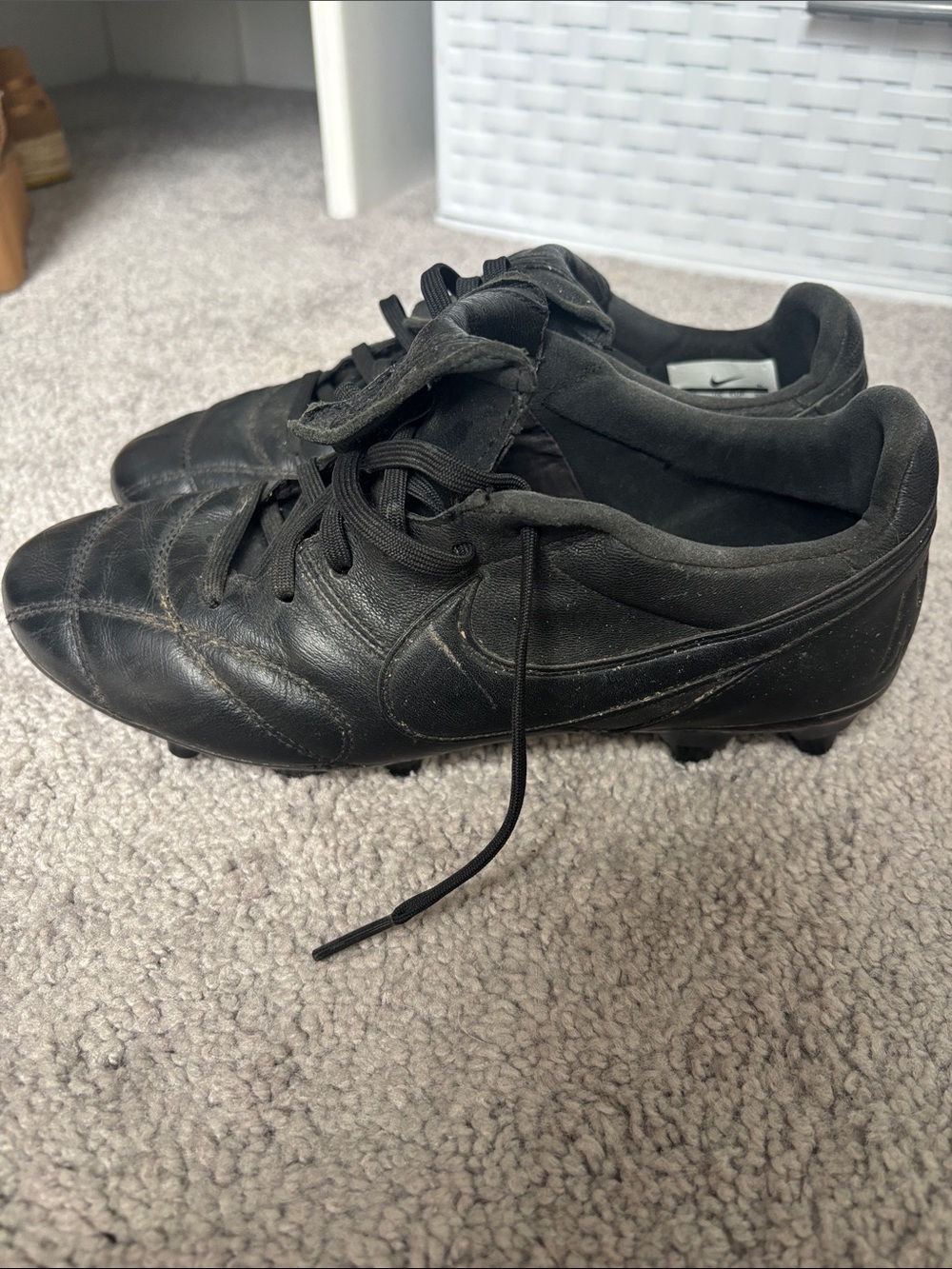 Nike Black Soccer Cleats